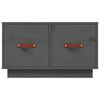 vidaXL Salontafel 60x53x35 cm massief grenenhout grijs