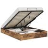vidaXL Ottoman Bedframe Oudhout 193 x 135 x 25 cm Geconstrueerd hout