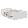 vidaXL Bedframe met lades bewerkt hout wit 100x200 cm