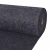 vidaXL Tapijt Antracietkleurig 1,2 x 10 m Polyester
