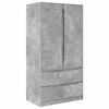 vidaXL Kledingkast Beton Grijs 79,5 x 49 x 156 cm Geconstrueerd hout