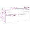 vidaXL Tv-meubel met LED-verlichting 90x35x40 cm gerookt eikenkleurig