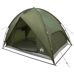 vidaXL Camping Tent met Regenhoes Waterdicht 4-persoons Olijfgroen