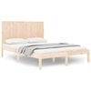 vidaXL Bedframe zonder matras massief grenenhout 120x190 cm