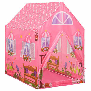 vidaXL Kinderspeeltent 69x94x104 cm roze