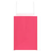 vidaXL Papieren zakken 50 st met hengsels 32x17x25 cm roze