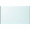 vidaXL Tafelblad van gehard glas 1000x620 mm rechthoekig