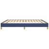 vidaXL Bedframe zonder matras stof blauw 180x200 cm