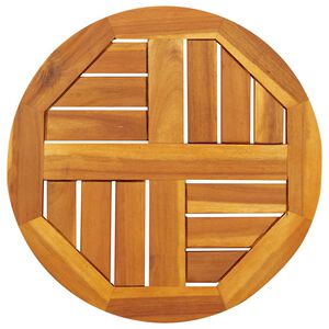 vidaXL Tafelblad rond &Oslash; 40x2 cm massief acaciahout