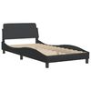 vidaXL Bedframe "Dover" kunstleer zwart 100x203 cm