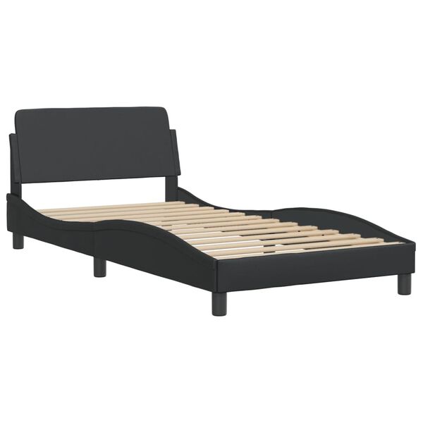 vidaXL Bedframe "Dover" kunstleer zwart 100x203 cm