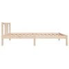 vidaXL Bedframe massief hout 75x190 cm