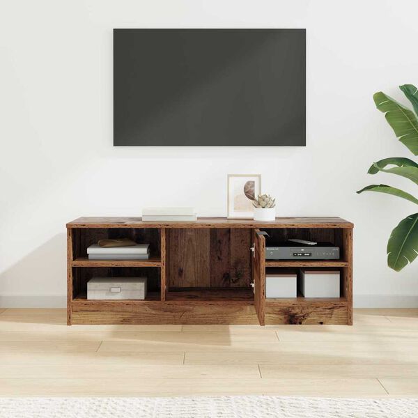 vidaXL TV-kast Oud Hout 102 x 35 x 36,5 cm Bewerkt hout
