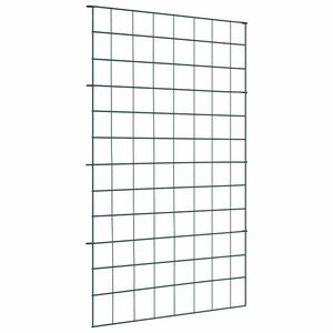 vidaXL Vijverhekken Set 8 pcs Groen 50 x 80 cm Staal