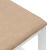 vidaXL Eettafelstoelen 2 pcs Wit 40 x 47,5 x 99,5 cm
