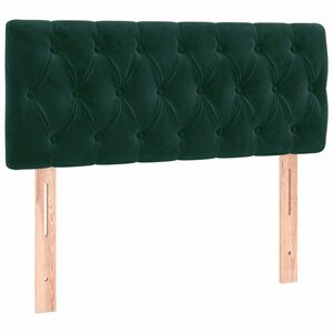 vidaXL Hoofdbord 100x7x78/88 cm fluweel donkergroen