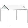 vidaXL Paviljoen 4 x 4 x 2,6 m Wit Staal en Polyester 180 gsm