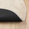 vidaXL Vloerkleden Ovaal HUARTE Beige 80 x 150 cm 100% Polyester