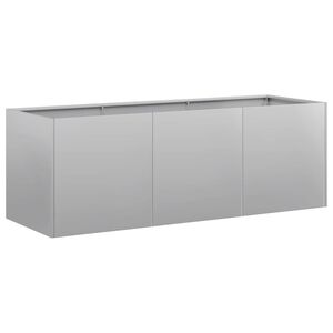 vidaXL Plantenbak 120x40x40 cm gegalvaniseerd staal