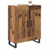 vidaXL Dressoir Oud Hout 69,5 x 34 x 90 cm Gemonteerd hout en ijzer