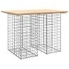 vidaXL Tuintafel schanskorfontwerp 100x70x72 cm massief grenenhout