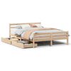 vidaXL Bedframe zonder matras massief grenenhout 160x200 cm