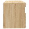 vidaXL Tv-meubel met LED-verlichting 60x35x40 cm sonoma eikenkleurig