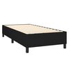 vidaXL Boxspring met matras en LED stof zwart 80x200 cm