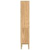 vidaXL Hoge badkamerkast met plank FLORO Wasbruin 35 x 30 x 160 cm