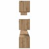 vidaXL Tv-meubelset Wandgemonteerd 8 pcs Artisan Eiken Bewerkt hout