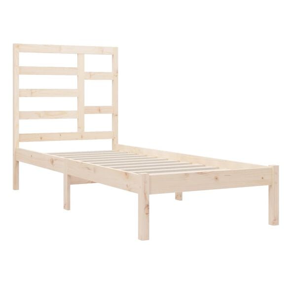 vidaXL Bedframe massief hout 100x200 cm