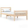 vidaXL Bedframe massief hout 90x200 cm