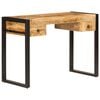 vidaXL Bureau met 2 lades 110x50x77 cm massief mangohout