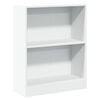 vidaXL Boekenkast 60x24x76 cm bewerkt hout wit