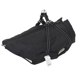 vidaXL Hondenjas Zwart L44 Fleece en polyester