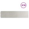 vidaXL Gazonranden 10 st 25x103 cm roestvrij staal
