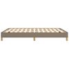 vidaXL Bedframe zonder matras stof taupe 140x190 cm