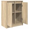 vidaXL Dressoir 57x34x76 cm bewerkt hout sonoma eikenkleurig