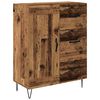 vidaXL Hoge kast met lade 2 pcs Oudhout Bewerkt hout