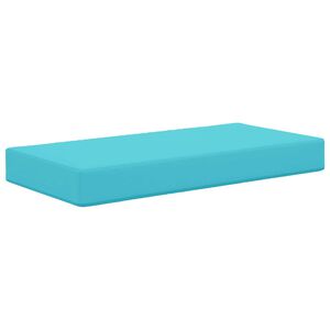 vidaXL Buiten Zitkussen 100% Polyester Turquoise 80 x 40 x 8 cm