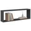 vidaXL Wandschappen kubus 4 st 80x15x26,5 cm bewerkt hout grijs