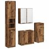 vidaXL Badkamermeubelset 4 st Oudhout 64,5 x 33,5 x 59 cm Bewerkt hout
