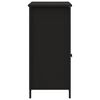 vidaXL Dressoir 100x35x75 cm bewerkt hout zwart