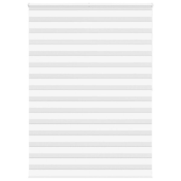 vidaXL Zebra rolgordijn 160x200 cm stofbreedte 155,9cm polyester wit