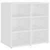 vidaXL Schoenenkast 52,5x30x50 cm wit