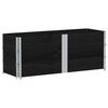 vidaXL Plantenbak 150x50 cm massief grenenhout zwart