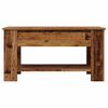 vidaXL Salontafel 101x49x52 cm bewerkt hout oud houtkleurig