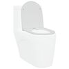 vidaXL Toiletzitting Wit 47 x 36 x 3,4 cm Duroplast