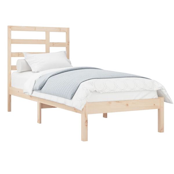 vidaXL Bedframe massief hout 100x200 cm