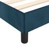 vidaXL Bedframe zonder matras 120x190 cm fluweel donkerblauw